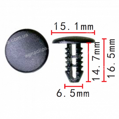 C 3488 Кліпса обшивки салону