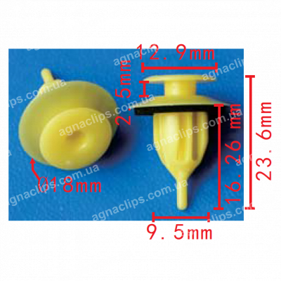 C 3507 Кліпса Toyota Lexus 7586860020 кріплення порогів