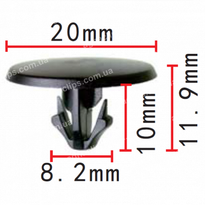 C 3509 Кліпса Toyota Lexus 9046709051