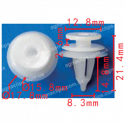 C 3535 Кліпса Chrysler 6504014 обшивка дверей