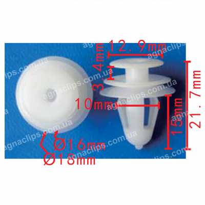 C 3537 Кліпса Toyota 6777104040