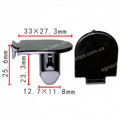 C 3544 Кліпса Toyota 4774933030 кріплення накладки крила