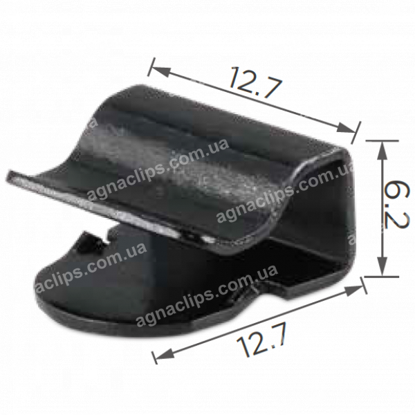 H 2224 Скоба VW Audi 8R0853585 кріплення колісної арки та накладки порога