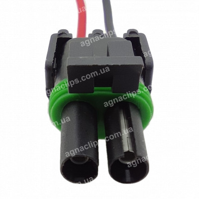 RP1010 Роз'єм 2-к 12015792 серії Delphi Weather Pack 2,5мм