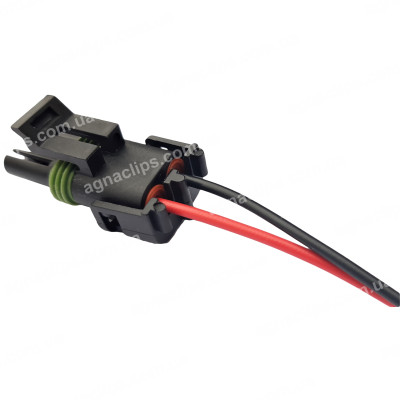 RP1010 Роз'єм 2-к 12015792 серії Delphi Weather Pack 2,5мм