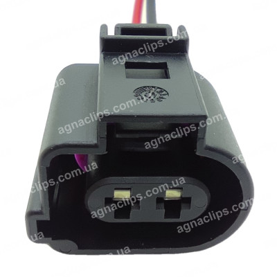 RP1023 Роз'єм VW Audi Skoda Seat 1J0973733 42122800 VAG з напрямною 2-конт