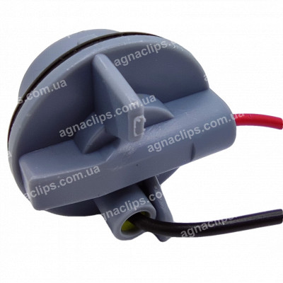 PN32 Патрон під лампу P21W 1-конт. сірий у пластиковому корпусі