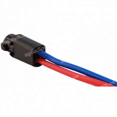 PN35 Патрон під лампу W1.2W у пластиковому корпусі чорний