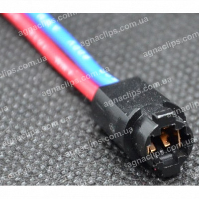 PN35 Патрон під лампу W1.2W у пластиковому корпусі чорний