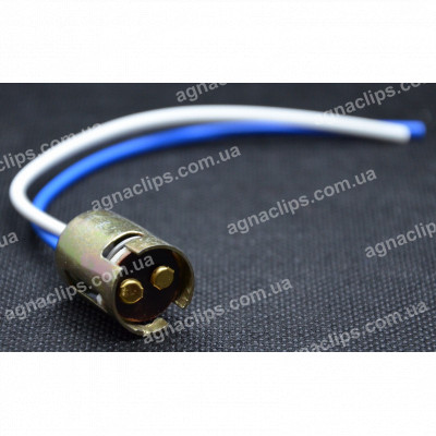 PN37 Патрон лампи P21W 2-конт. метал. в "роги"