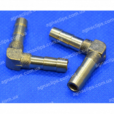 З'єднувач латунний кутовий 6x6 мм
