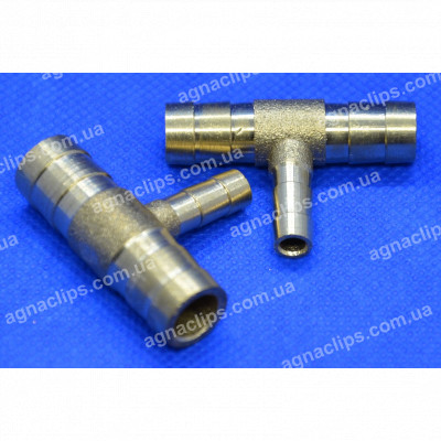 Трійник латунний 10x6x10 мм