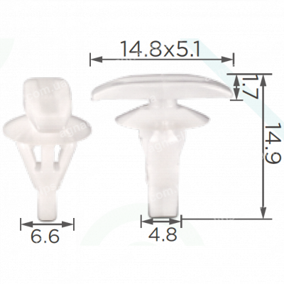 C 247 Кліпса Toyota Lexus Honda Hyundai KIA Mitsubishi Subaru MU481276 MU481283 MR380850 6786712150 90651S4N003 72311S5S003 909120023 909120028