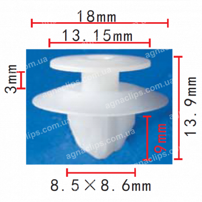 C 257 Кліпса Mitsubishi MR435918 MN112024