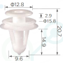 C 534 Кліпса Toyota Lexus Suzuki Subaru SsangYong Scion Nissan Mitsubishi Kia Hyundai GM Ford Daihatsu Daewoo Chevrolet Chery 6777102030 6777122040 6777143010 6777126010 6777113020 6777126130