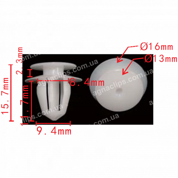 C 1709s Кліпса Honda Acura 91560S5H003 91560S04003
