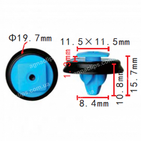 C 3481 Кліпса Jeep Fiat Alfa Romeo 0735537083 5SR17JXWAA 735490766