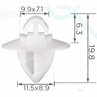 C 3503 Кліпса Fiat Alfa Lancia 0071728805