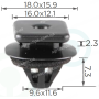 C 3526 Кліпса Great Wall 5500105XKW09A