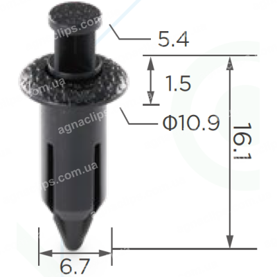 C 84 gy Кліпса Mazda Mitsubishi Toyota GM Lexus 96057847 9046707066A0 9046707066E0 9046707066P0 9046707066P2 904670706622 MB955901