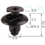 C 390 g Кліпса Lexus Toyota 9046707146 9046707152B1