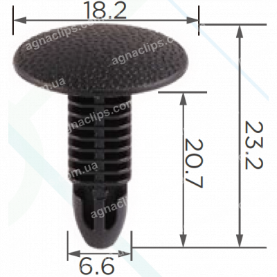 C 539g Кліпса Daewoo Acura Honda Infiniti Nissan Ford Toyota Suzuki 90667SAO0030 7699601P02