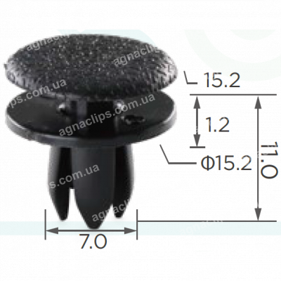 C 618g Кліпса Lexus Toyota 904670705922 904670705922B1