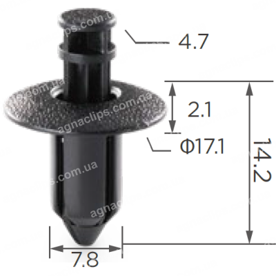 C 633lg Кліпса Mazda Acura Honda Suzuki Toyota Subaru Nissan 91505SL0003 91505ST7003ZA
