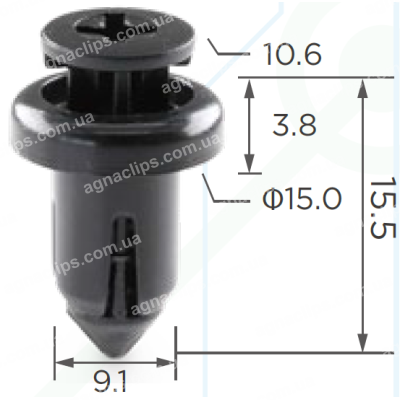 C145 dg Кліпса Toyota 9046709145B0 9046709145 9046709145C0
