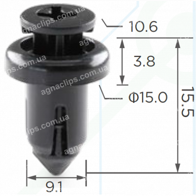 C 145 dg Кліпса Toyota 9046709145B0 9046709145 9046709145C0