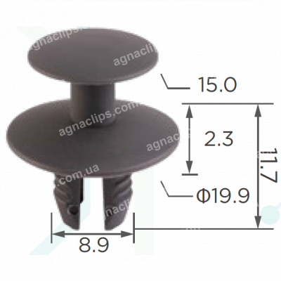 C 1679b Кліпса Mercedes Chrysler A2309900192 A0009907892 6104900A
