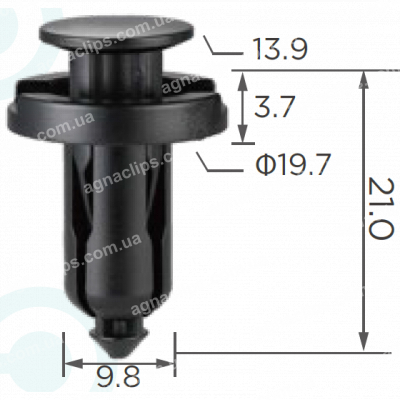 C 354 dg Кліпса Subaru Acura Honda 91503SZ5003