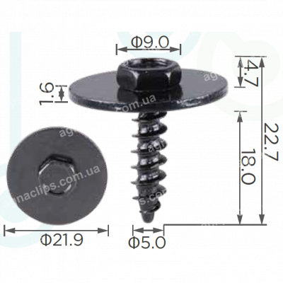 H 2304 Саморіз 5х18 BMW Mini Rolls Royce 07149213164
