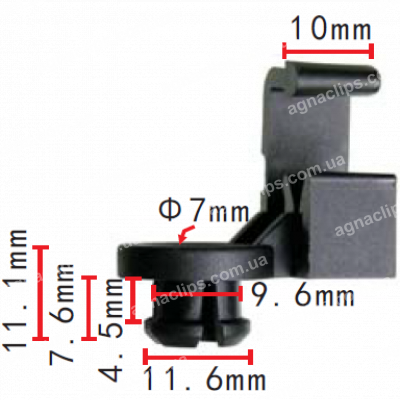 C 3490 Кліпса упору капота