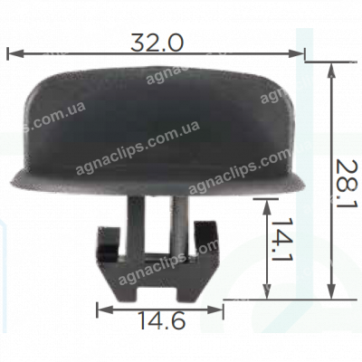 C 3569 Кліпса Chrysler Jeep Fiat Alfa Romeo Lancia 68034329AA