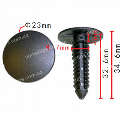 C 3609 Кліпса обшивки салону