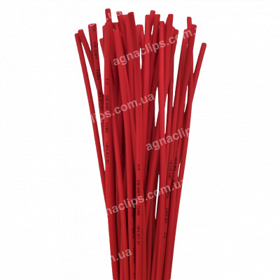 Термоусадка клейова Ø 4.8/1.5 мм. 1 м. червона