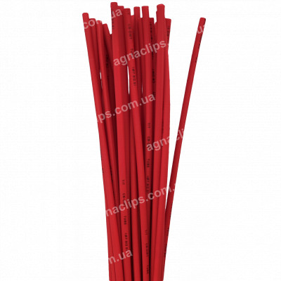 Термоусадка клейова Ø 7.9/2.5 мм. 1 м. червона