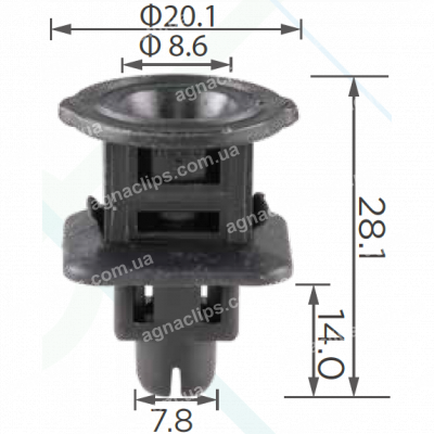 C 3511 Кліпса Fiat Alfa Lancia 51934464