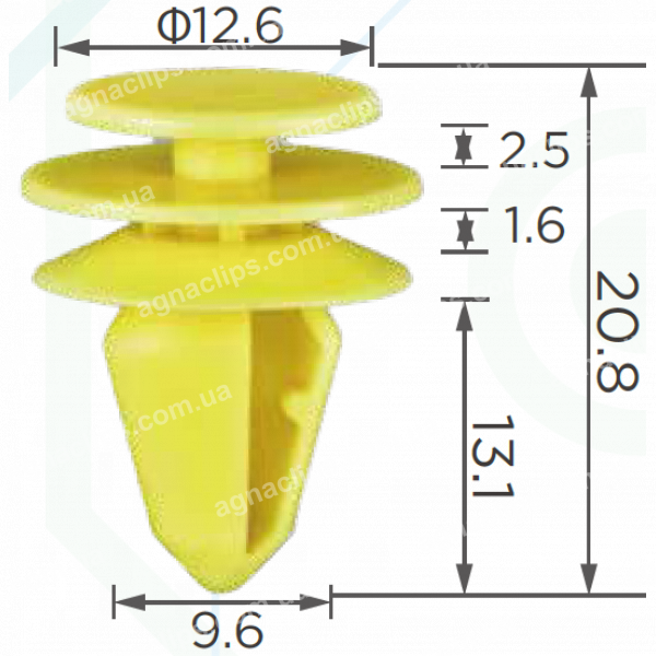 C 3571 Кліпса Chrysler Grand Cherokee 68085677AA обшивка дверей багажника