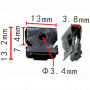 H 2248 Скоба VW Audi Seat Skoda N90531902 бампера ПТФ