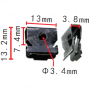 H 2248 Скоба VW Audi Seat Skoda N90531902 бампера ПТФ