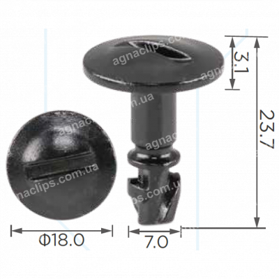 H 2309 Гвинт VAG BMW 8D0805121B захисту двигуна