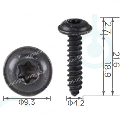 H 2330 Саморіз 4.2x19 під TORX
