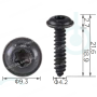H 2330 Саморіз 4.2x19 під TORX