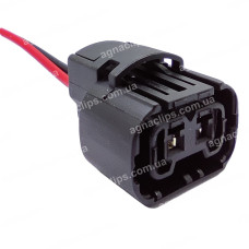PN46 Патрон лампи H16 (мама) з кубічним штекером PS24W PSX24W відп. частина PN45