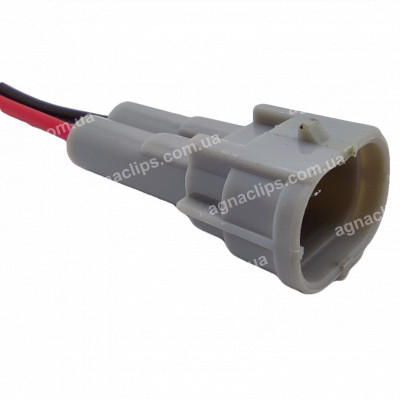 RP1043 Роз'єм 2-к штирьовий для форсунок двигуна Nippon Denso 6180-2405 серії 2мм отв частина RP335