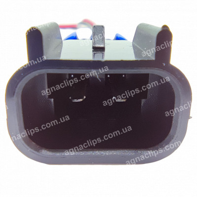 RP1045 Роз'єм 2-к штирьовий 15300002 відп. частина RP281