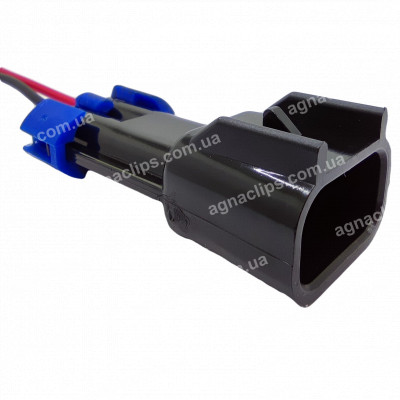 RP1045 Роз'єм 2-к штирьовий 15300002 відп. частина RP281