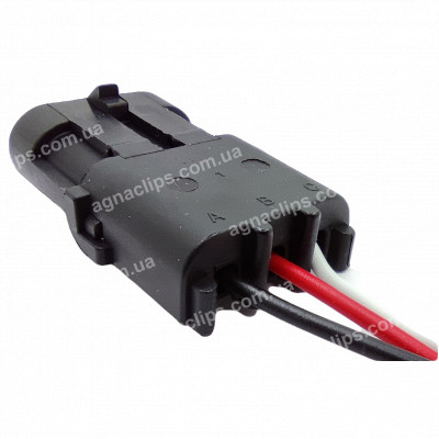 RP1058 Роз'єм 3-к Opel GM Renault 12010717 лямбда-зонда, датчика абсолютного тиску відп. частина RP1057